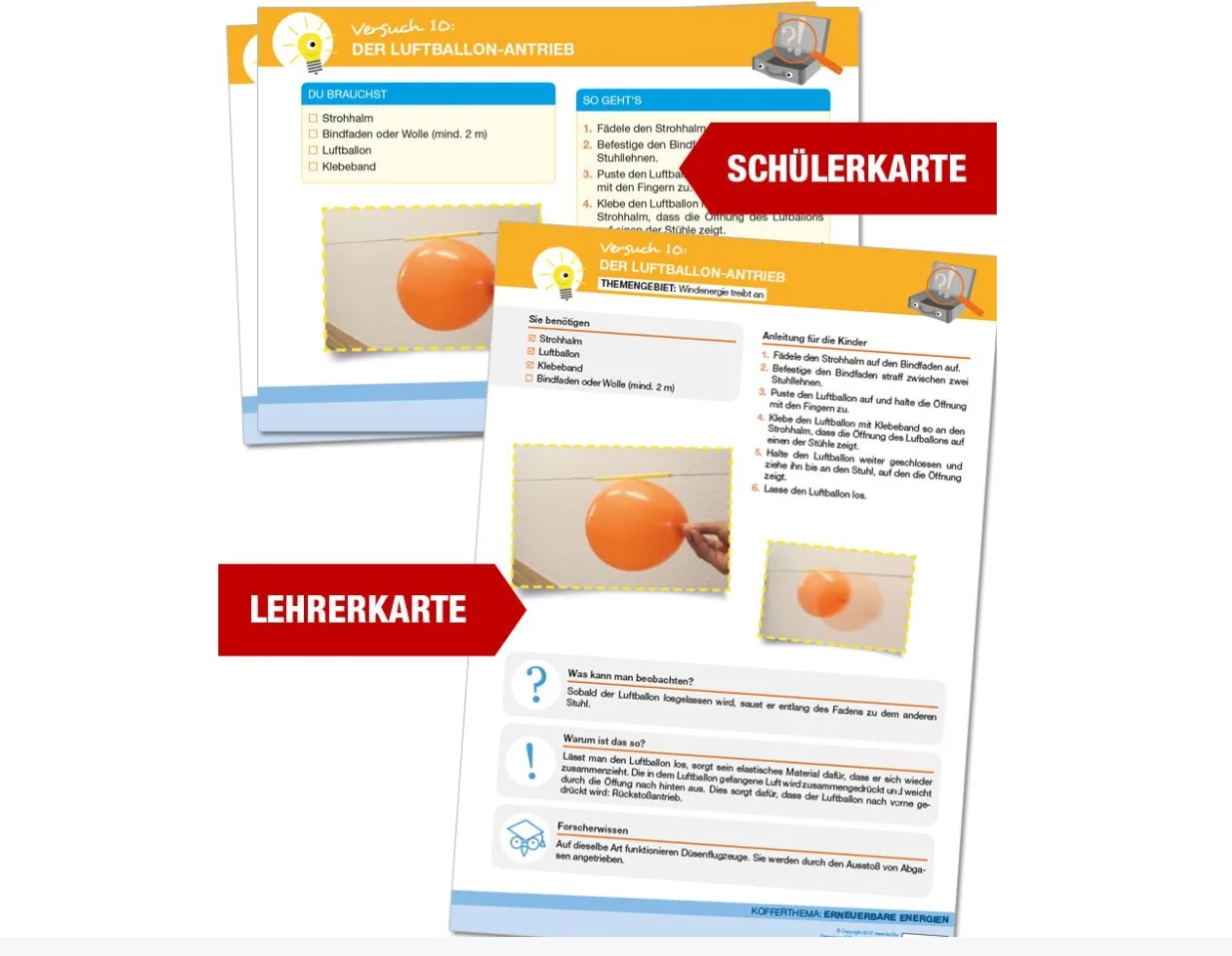 Forscherkoffer Erneuerbare Energien, 83 Teile