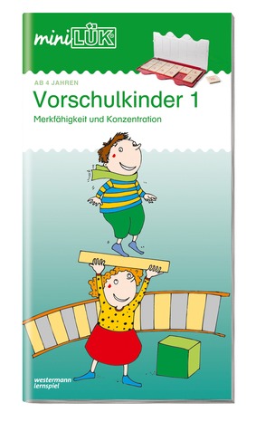 miniLÜK Vorschulkinder 1, Heft, 4-6 Jahre