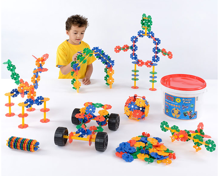 OctoPlay Action Pack, 296 Teile inkl. Rädersatz