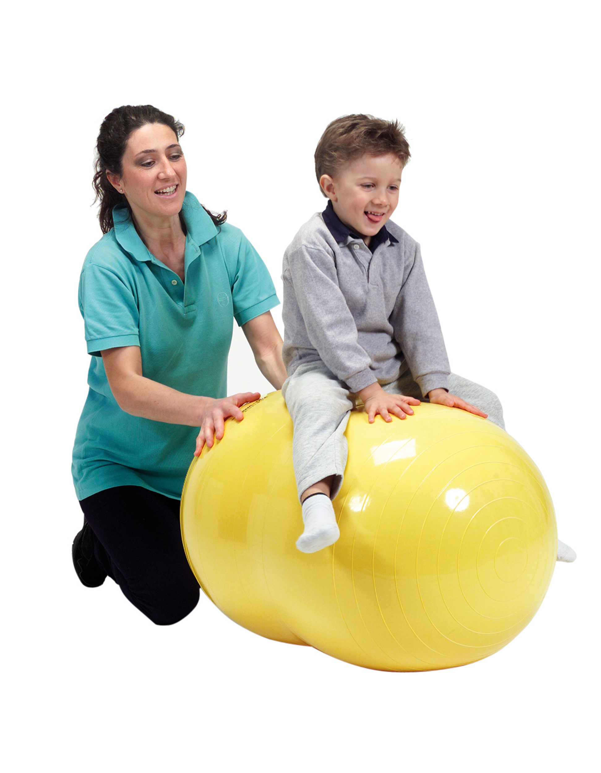Gymnic Physio Roll Ø 55cm, 90 cm lang, gelb