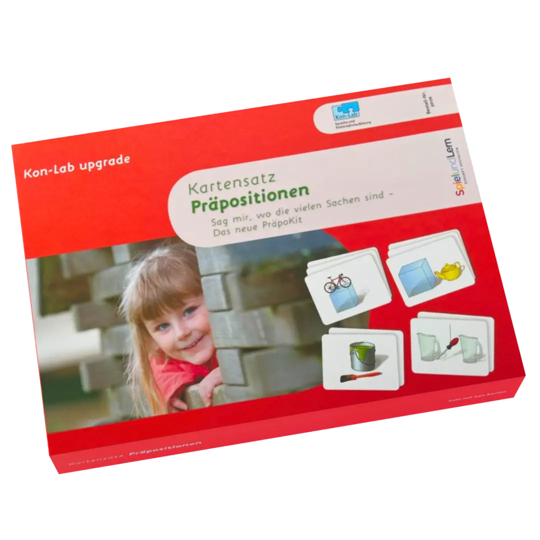 Kon-Lab Kartensatz Präpositionen, 0-10 Jahre