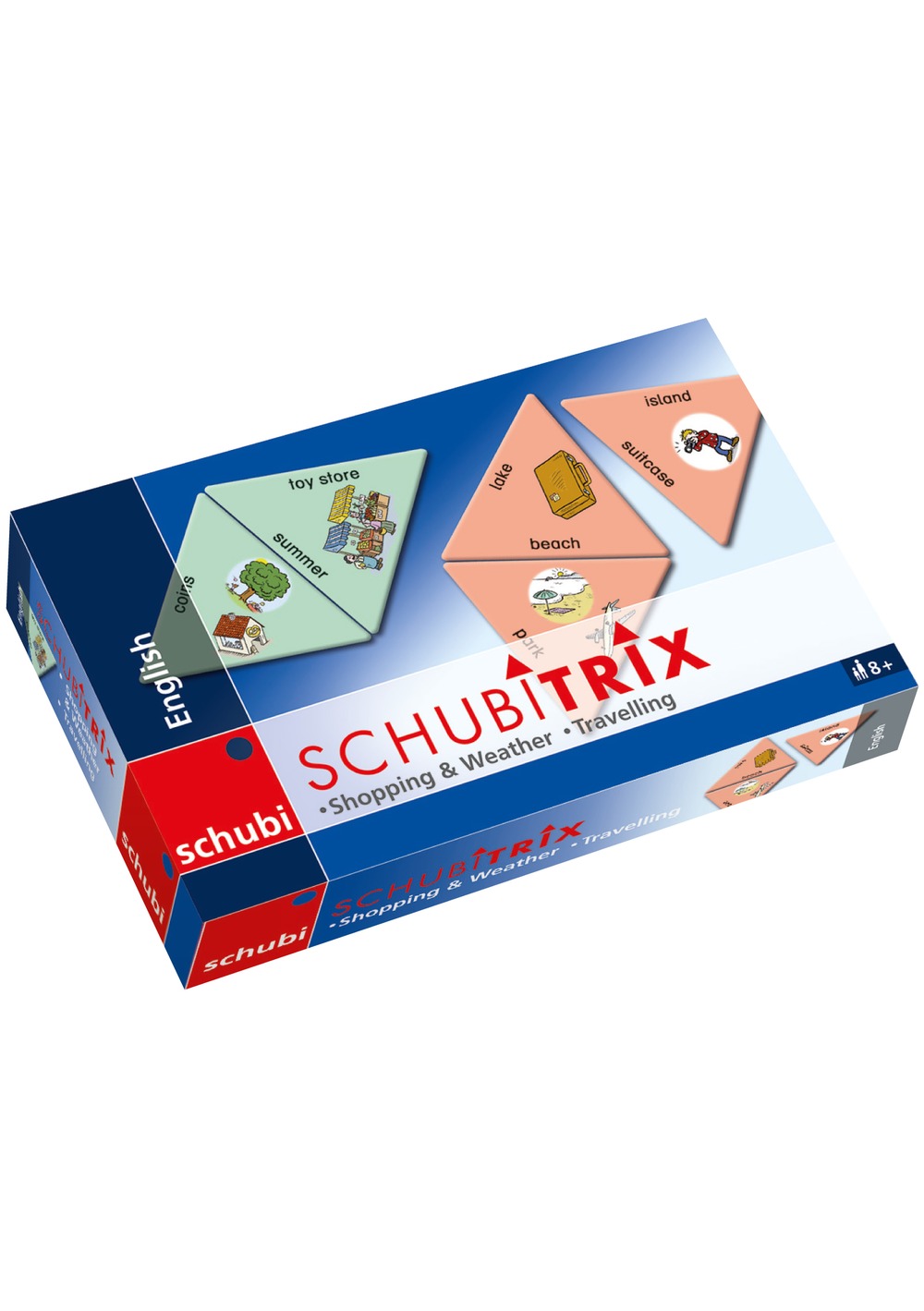 SCHUBITRIX English: Shopping & Weather, Travelling, Lernspiel, ab 8 Jahre