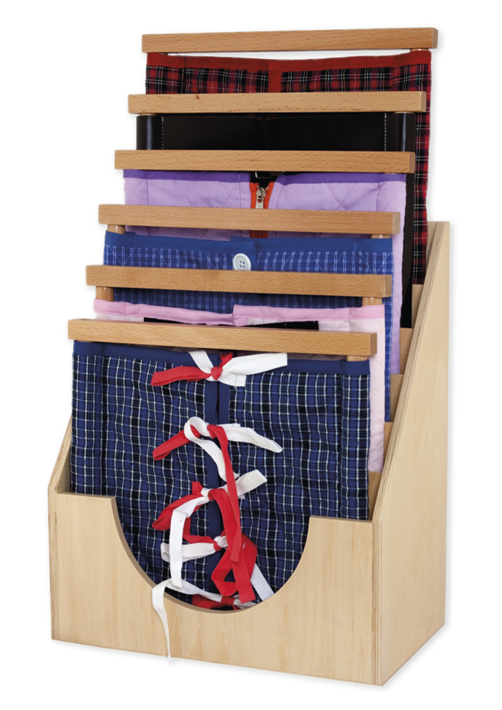 TimeTEX Anziehrahmen-Set, 6 Hartholz-Rahmen mit stabiler Box