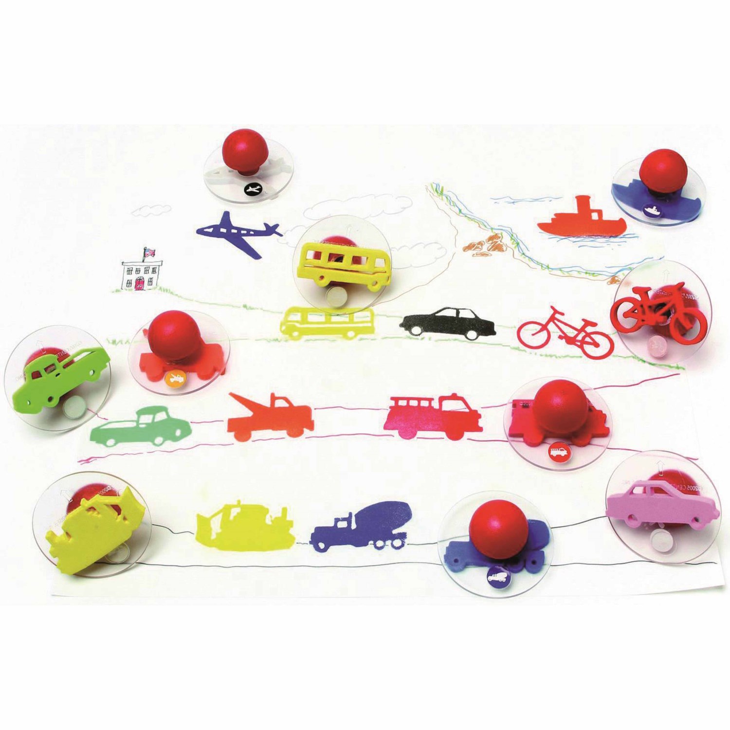 Stempel - 10 Stück - Transport
