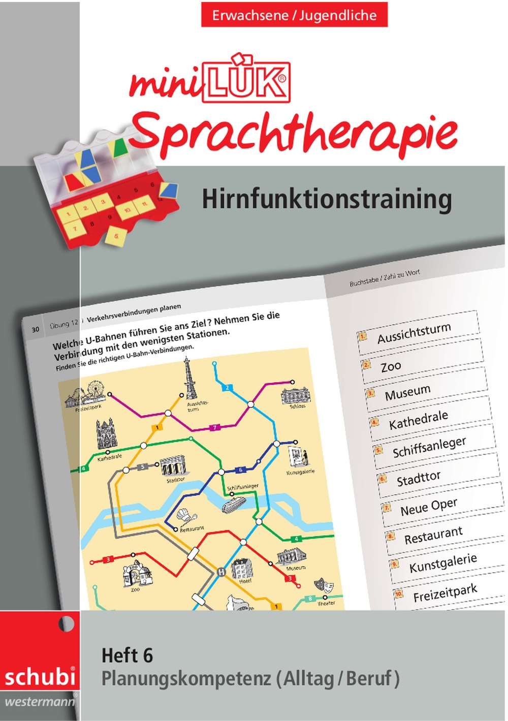miniLÜK-Sprachtherapie - Hirnfunktionstraining, Heft 6, ab 16 Jahre