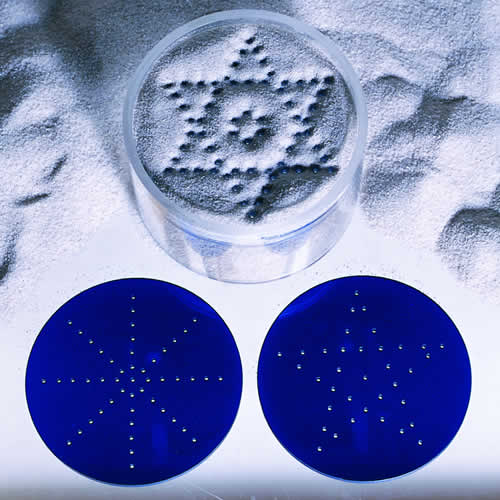 Sand- u. Ornamentscheibenspiel Ø 8x5