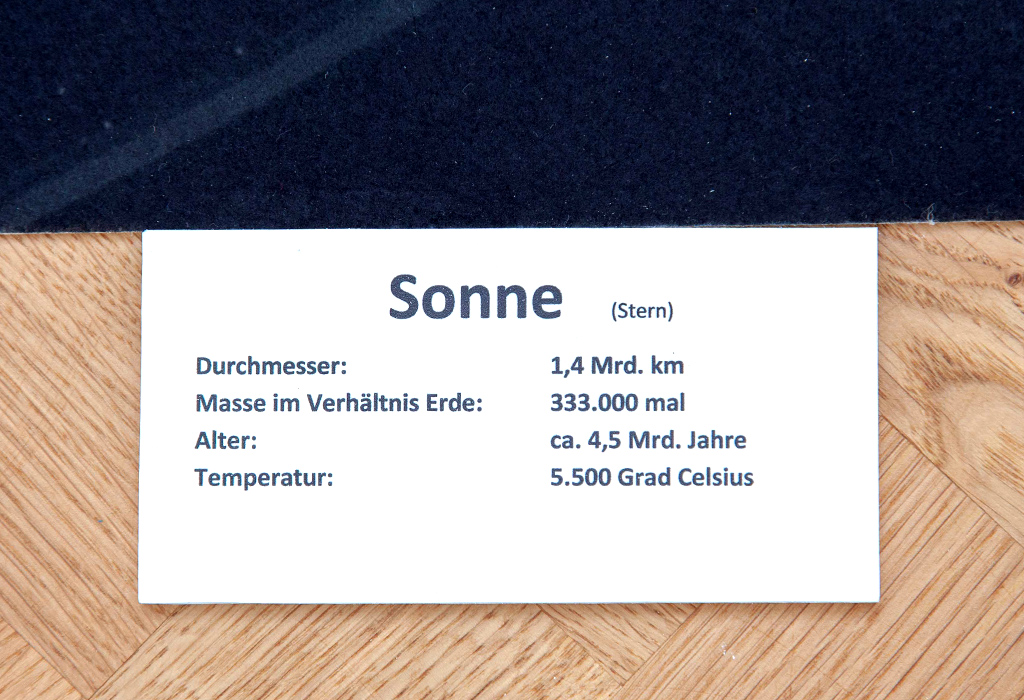 Lernteppich Sonnensystem