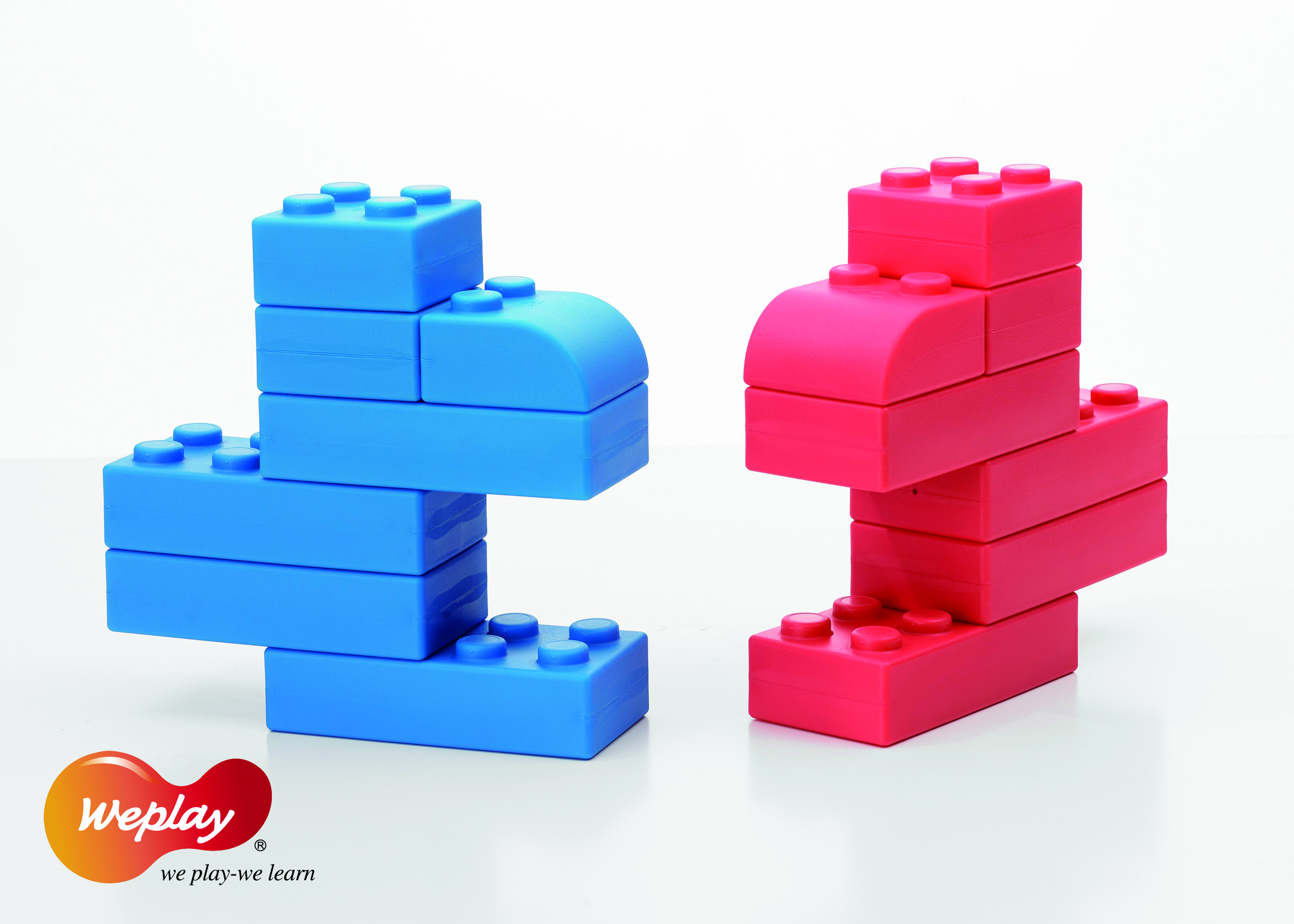Q-Blocks, 64 Bausteine mit Tasche, ab 2 Jahre