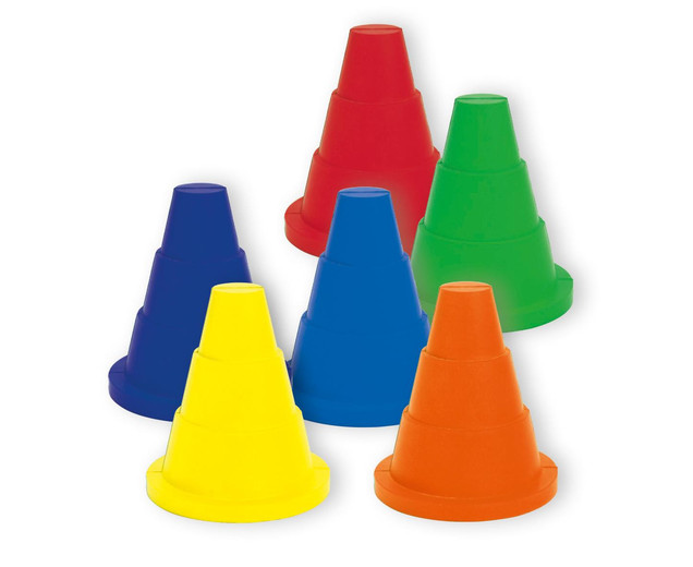 Schaumstoff-Kegel, 6er Set