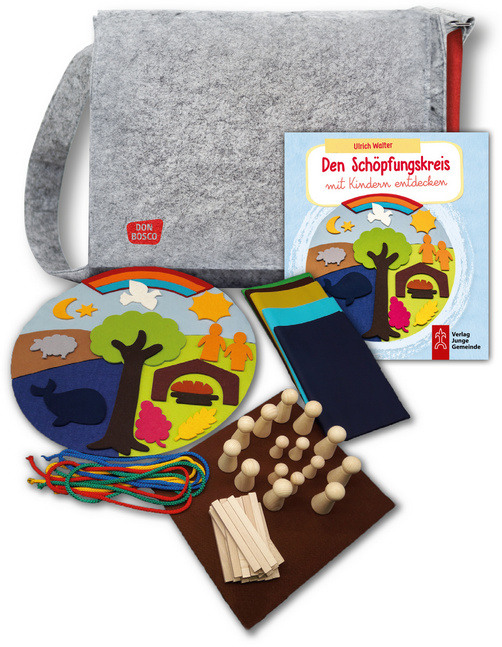 Der Schöpfungskreis - eine Erzähltasche mit Legematerial und Praxisbuch, 4-10 Jahre