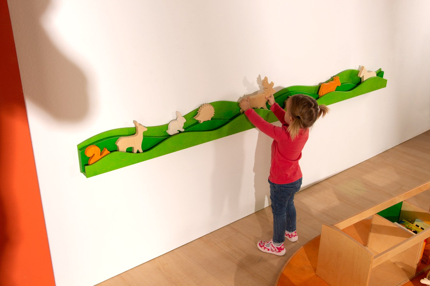 Wandleiste für Spielfiguren