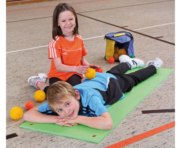 Gymnastikmatte mit Ösen