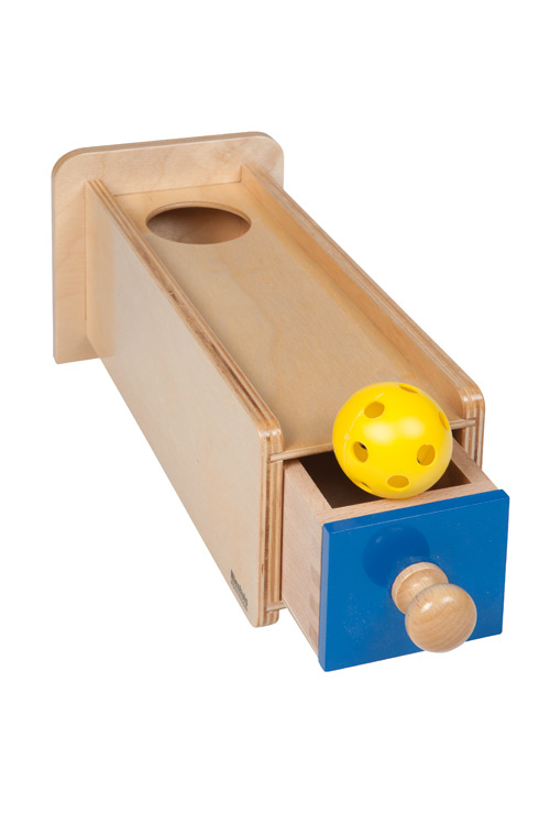 Holzkasten mit Schublade