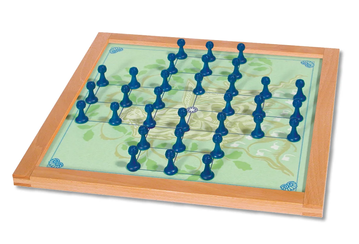 Solitär, Brettspiel, magnetisch, für 1 Spieler, 35x35cm