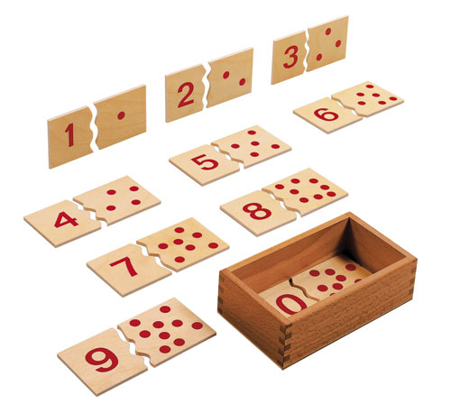 Zahlenpuzzle 1-10, ab 3 Jahre