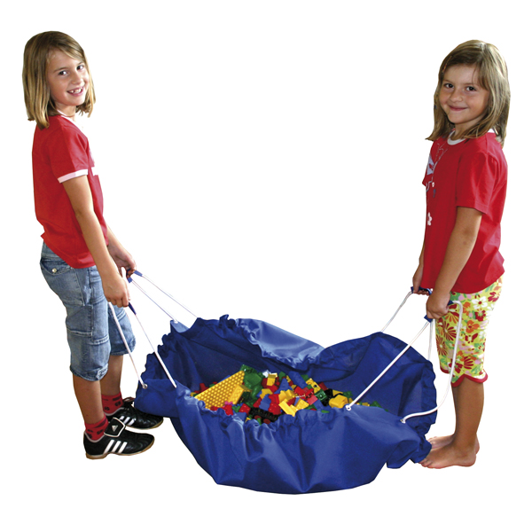 Aufräumsack/Spieldecke blau