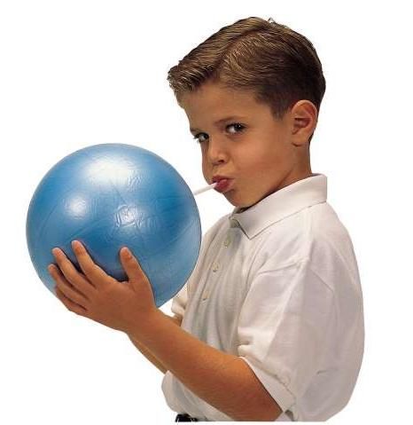 Gymnic Overball 23 cm, blau, bis 80 kg
