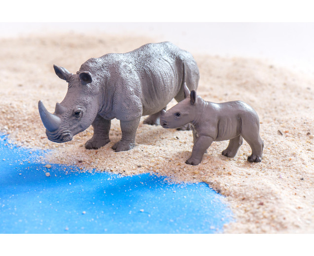 Tiere - Afrikanische Tiere, Savanne, 18 Teile