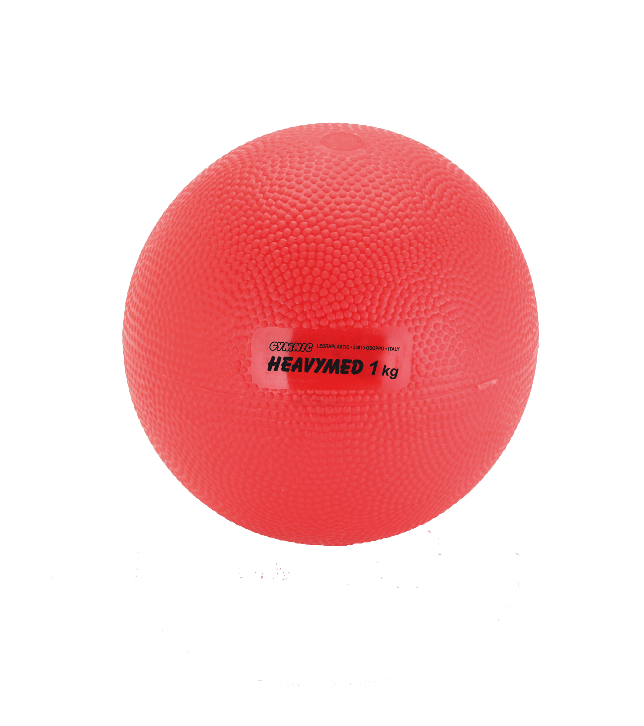 Gymnic Heavymed 1000 gr, Medizinball, 12 cm, rot