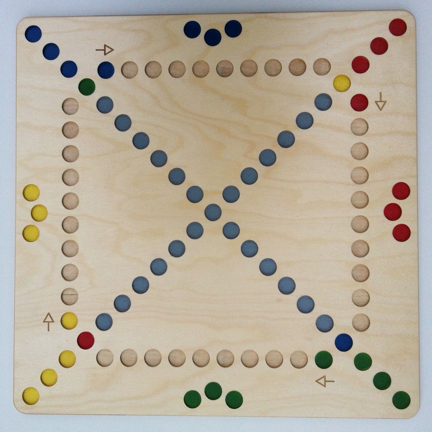 Quer durch 4 eckig, Brettspiel, ab 5 Jahre