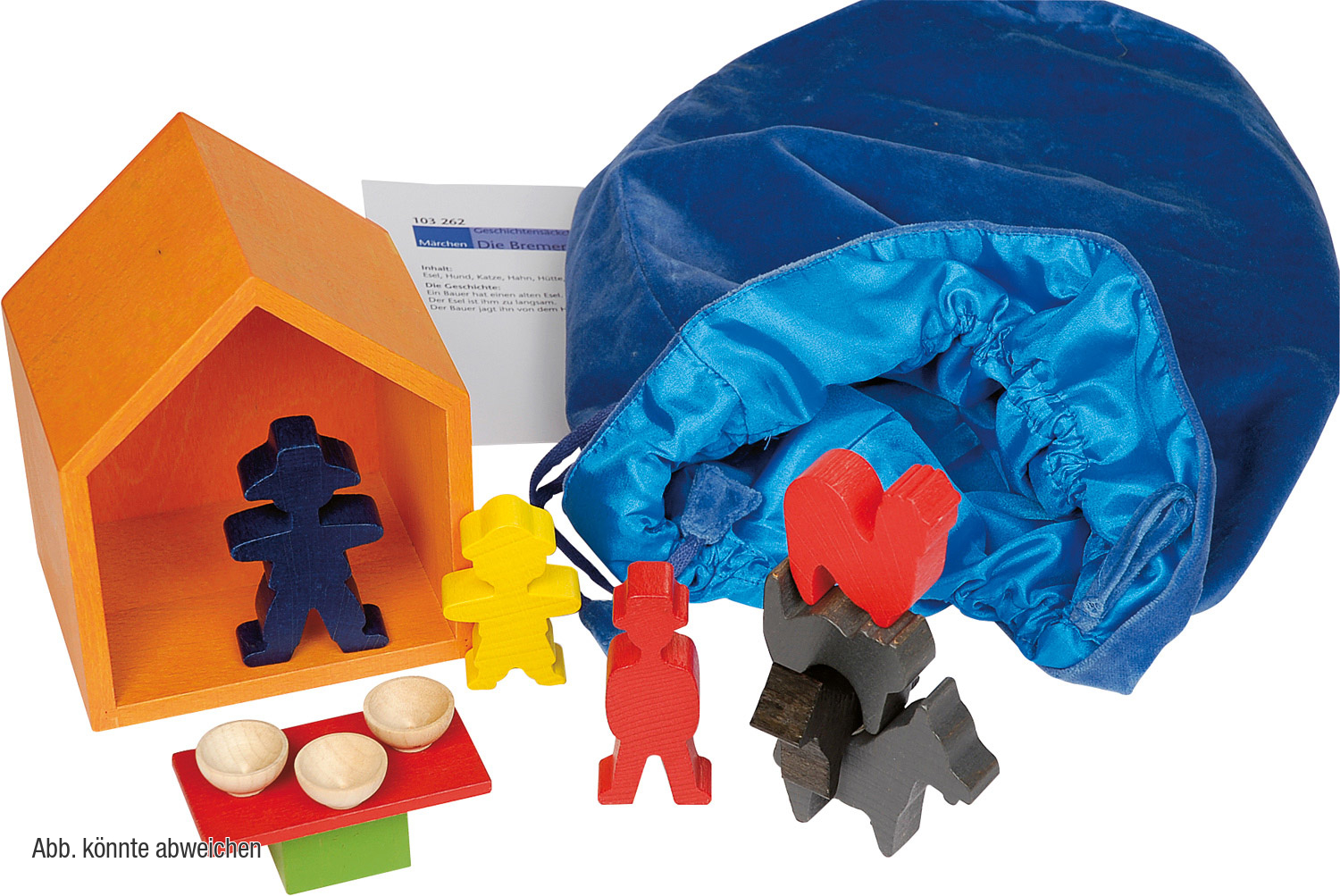 Die Bremer Stadtmusikanten, Geschichtensäckchen, 1-4 Jahre