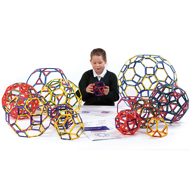 Polydron Rahmen Archimedische Körper Standart-Set 160 Teile