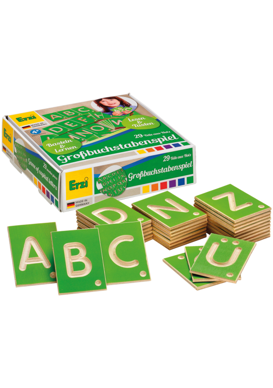 Lernspiel Großbuchstaben, ab 4 Jahre