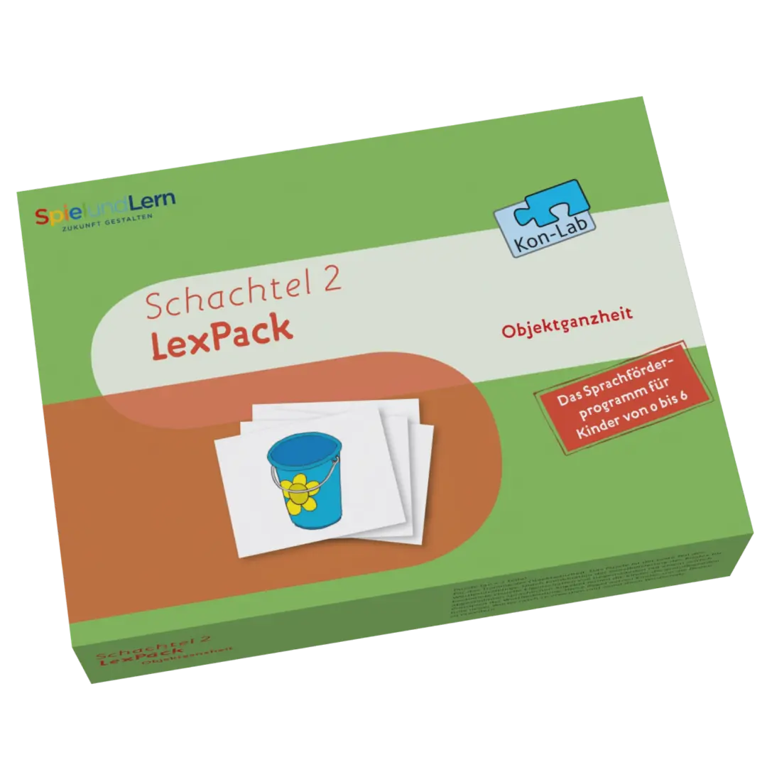 Kon-Lab LexPack Schachtel 2, Objektganzheit, Puzzlekarten, 0-10 Jahre
