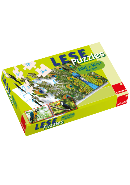 LESEpuzzles Bild und Wort: Nomen, 6-9 Jahre