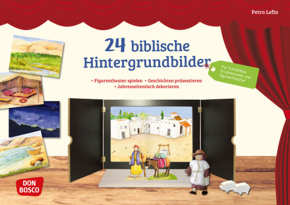 24 biblische Hintergrundbilder, Bildkarten, ab 2 Jahre