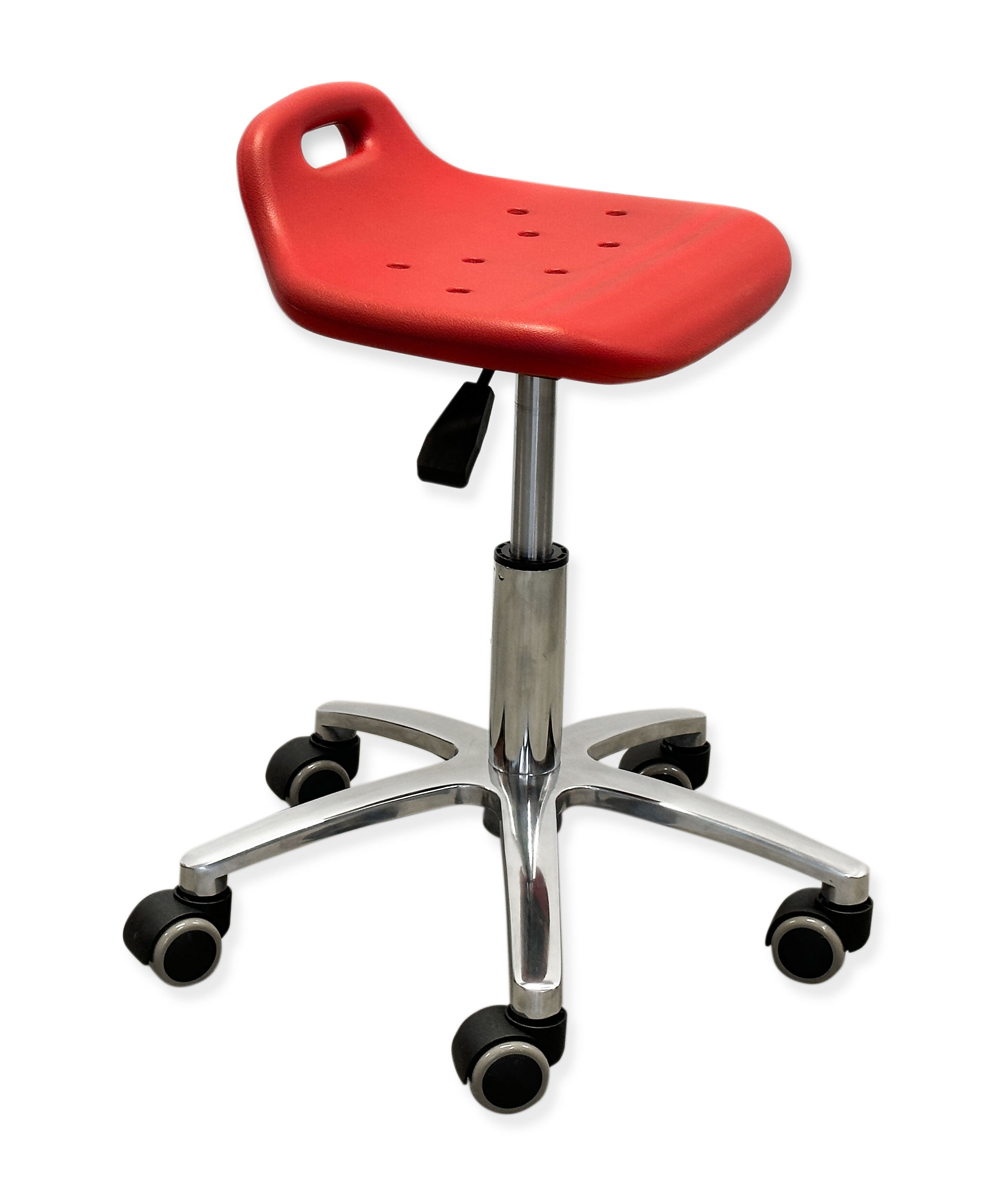 Hocker-Carry, Sitzhöhe 38cm - 48cm, Bürorollen