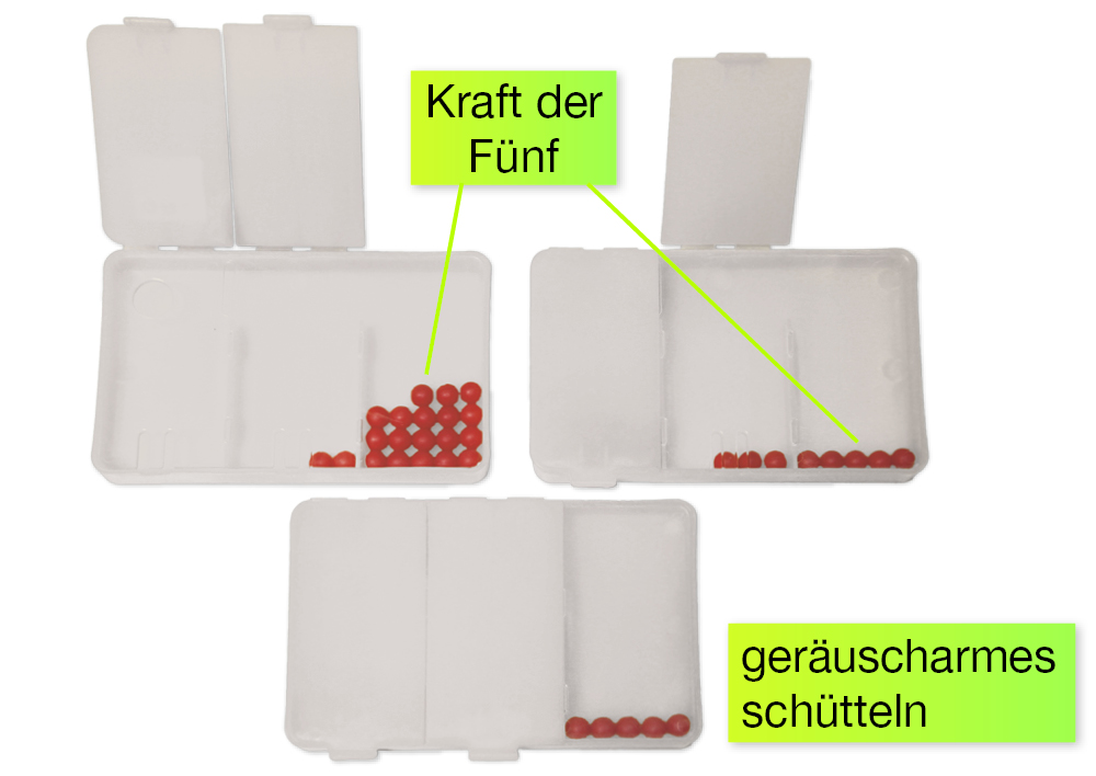 Klassensatz Flüster-Schüttelboxen weiß, 24 Stück im Koffer