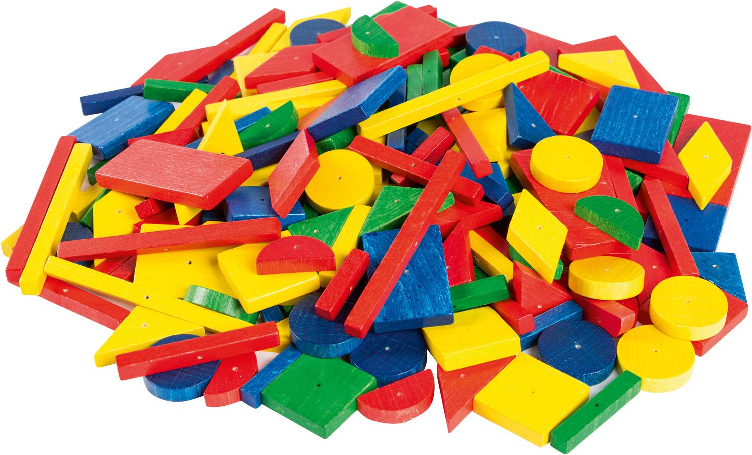 Großes Formen-Nagelmaterial, ab 3 Jahre