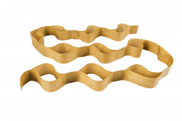 Thera-Band CLX Band mit Schlaufen, 2m maximal stark/gold