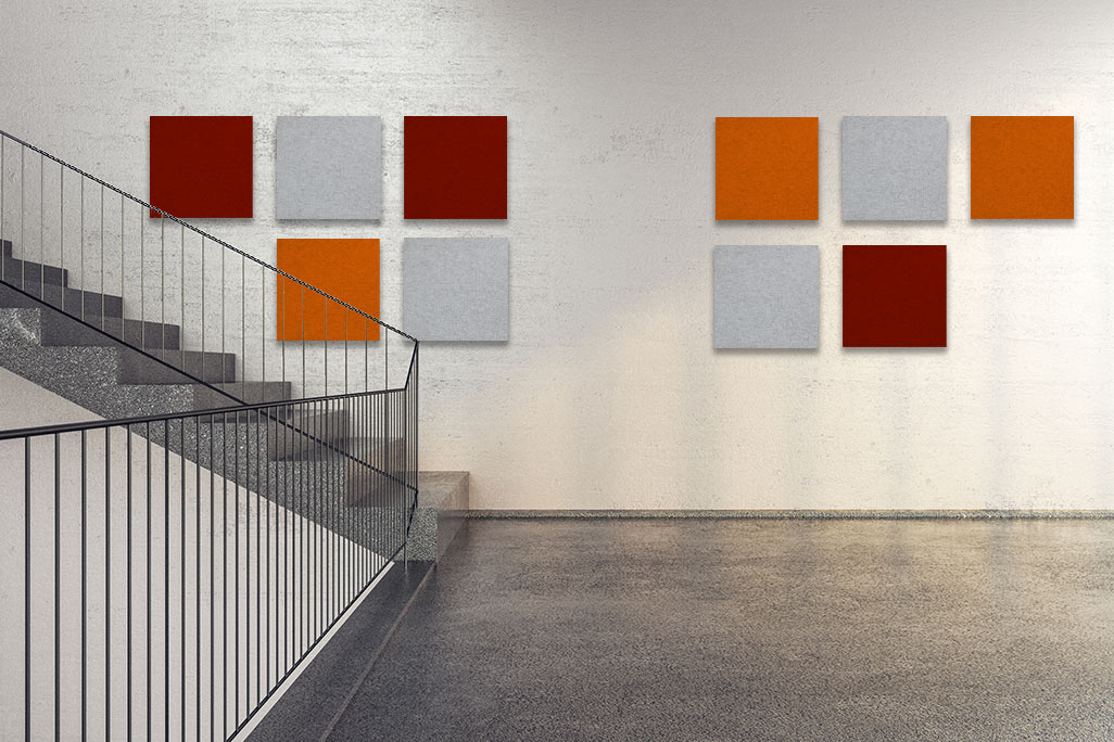 Akustikpaneele für Wand & Decke, Quadrat Grün, 62x62 cm, soni COLOR RD