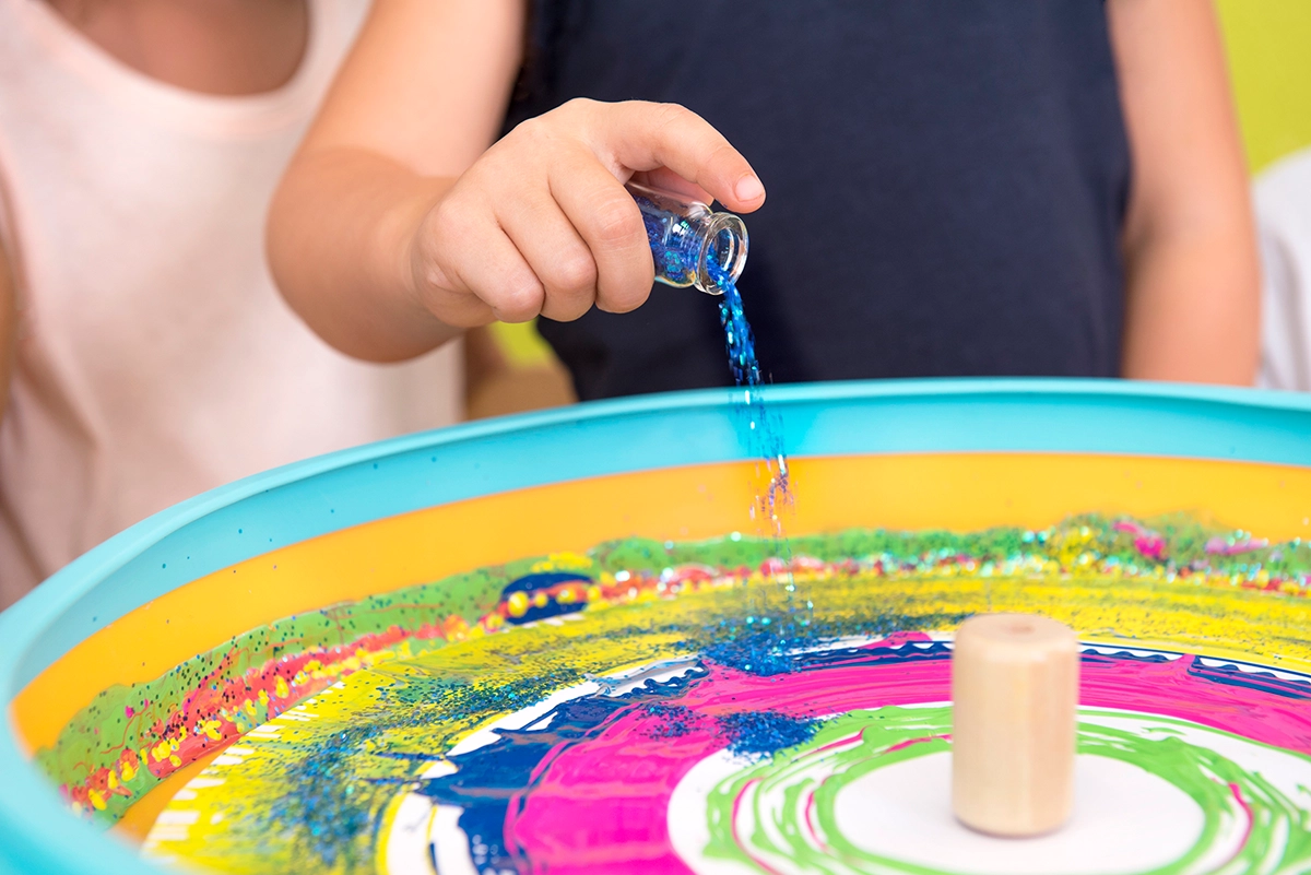 Farbschleuder, Kreativspielzeug für Kunst