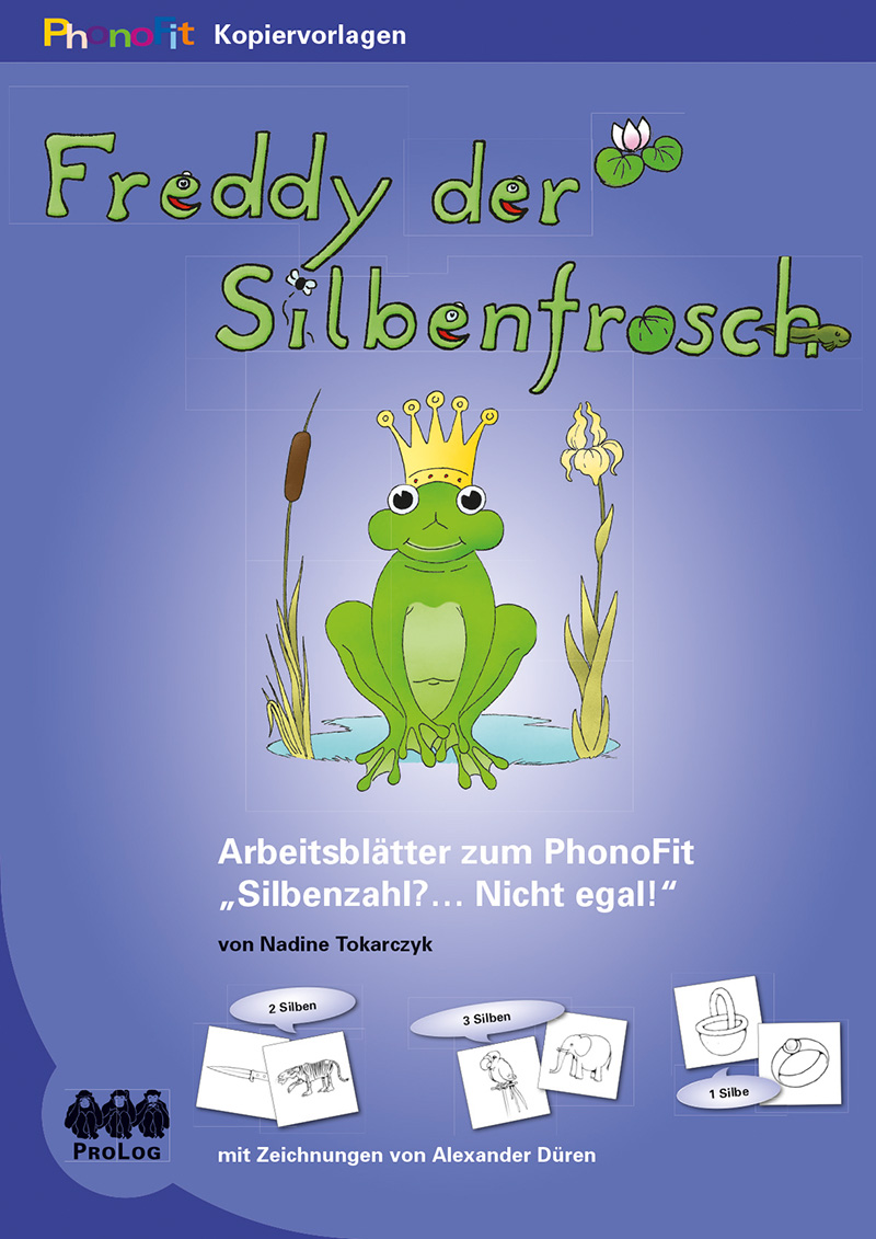 PhonoFit-Kopiervorlagenmappen: Freddy der Silbenfrosch, ab 5 Jahre