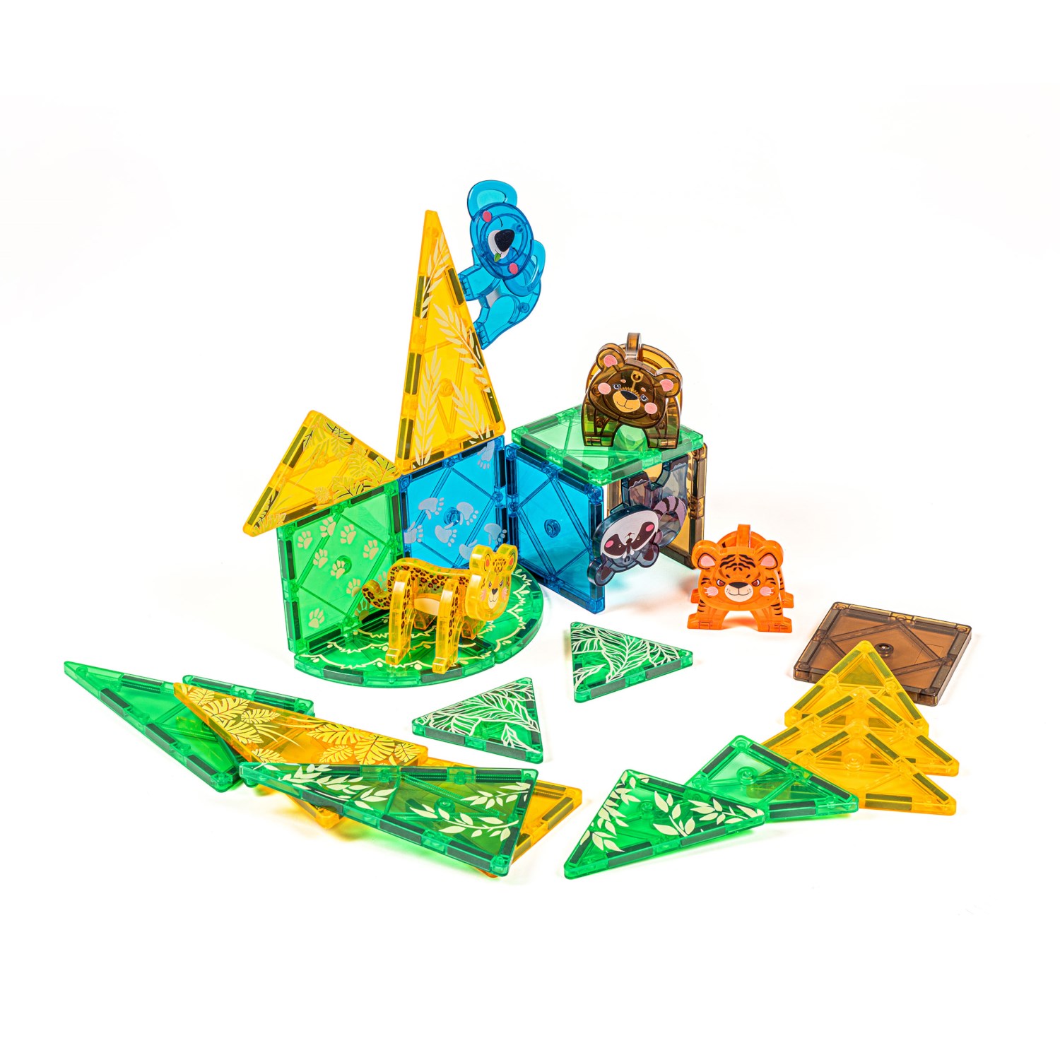 MagGenius Magnetic Building Blocks Jungle, 38 Teile