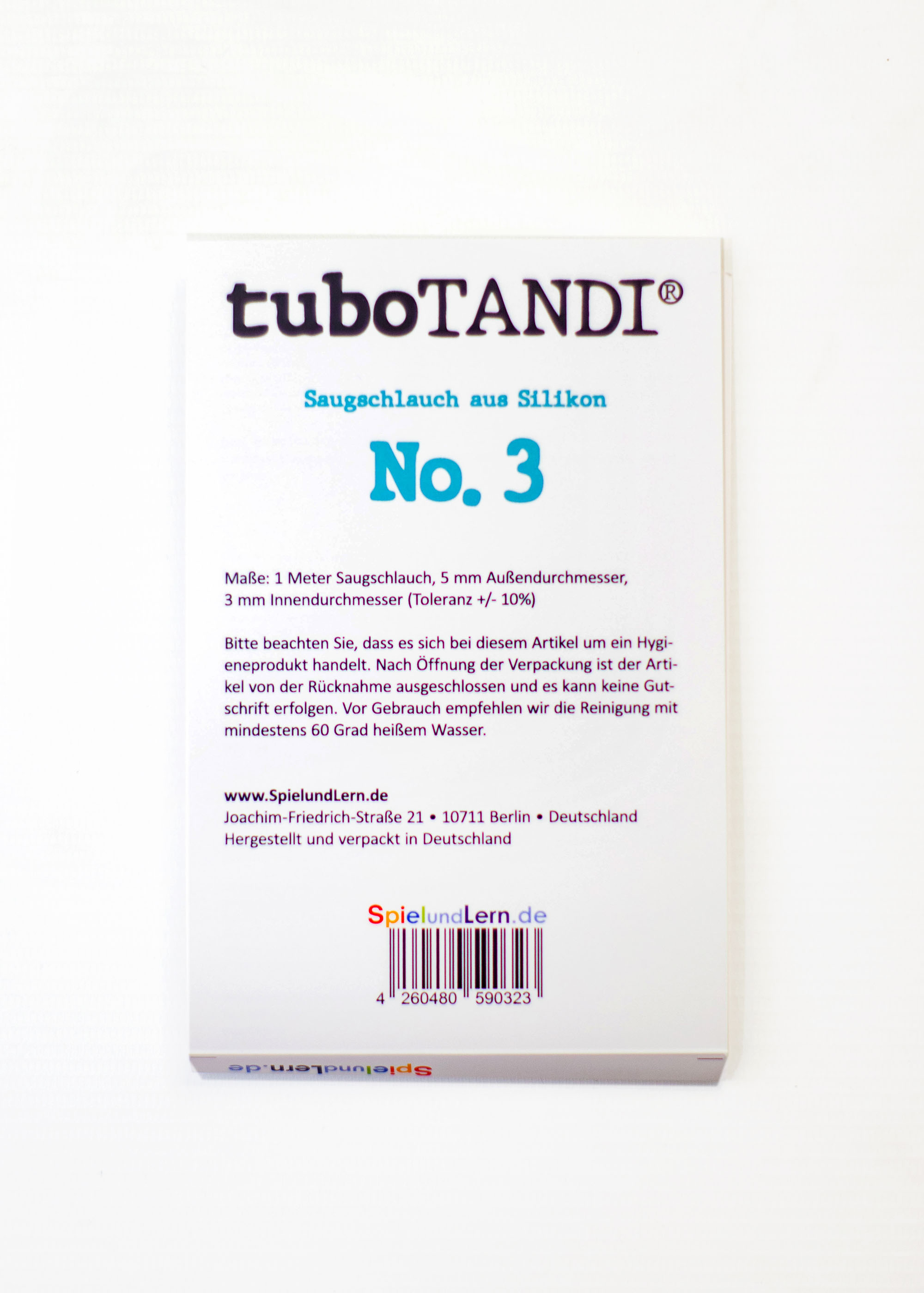 tuboTANDI Saugschlauch aus Silikon No. 3