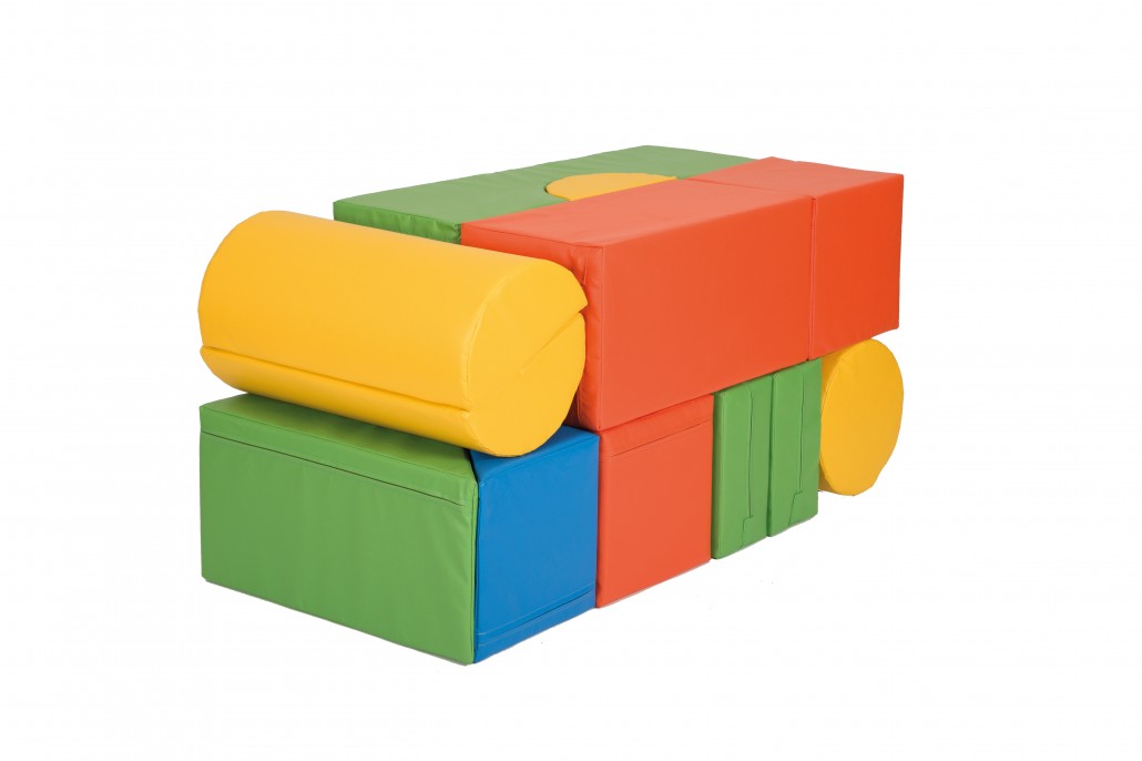 14-teiliger Bausteinsatz MAXI 71-220-16 (helle Farben), ab 4 Jahre