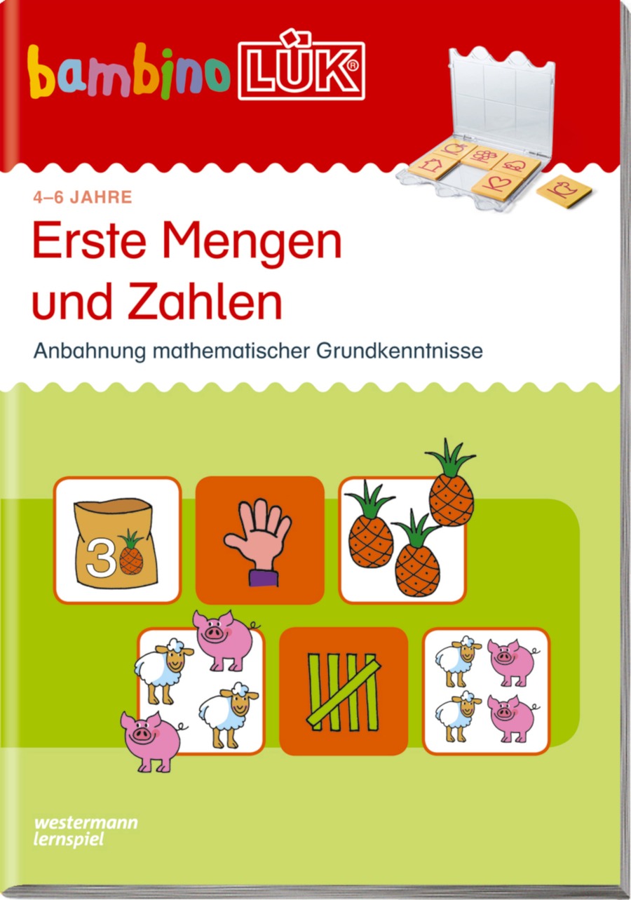 bambinoLÜK Erste Mengen und Zahlen, Übungsheft, 4-6 Jahre