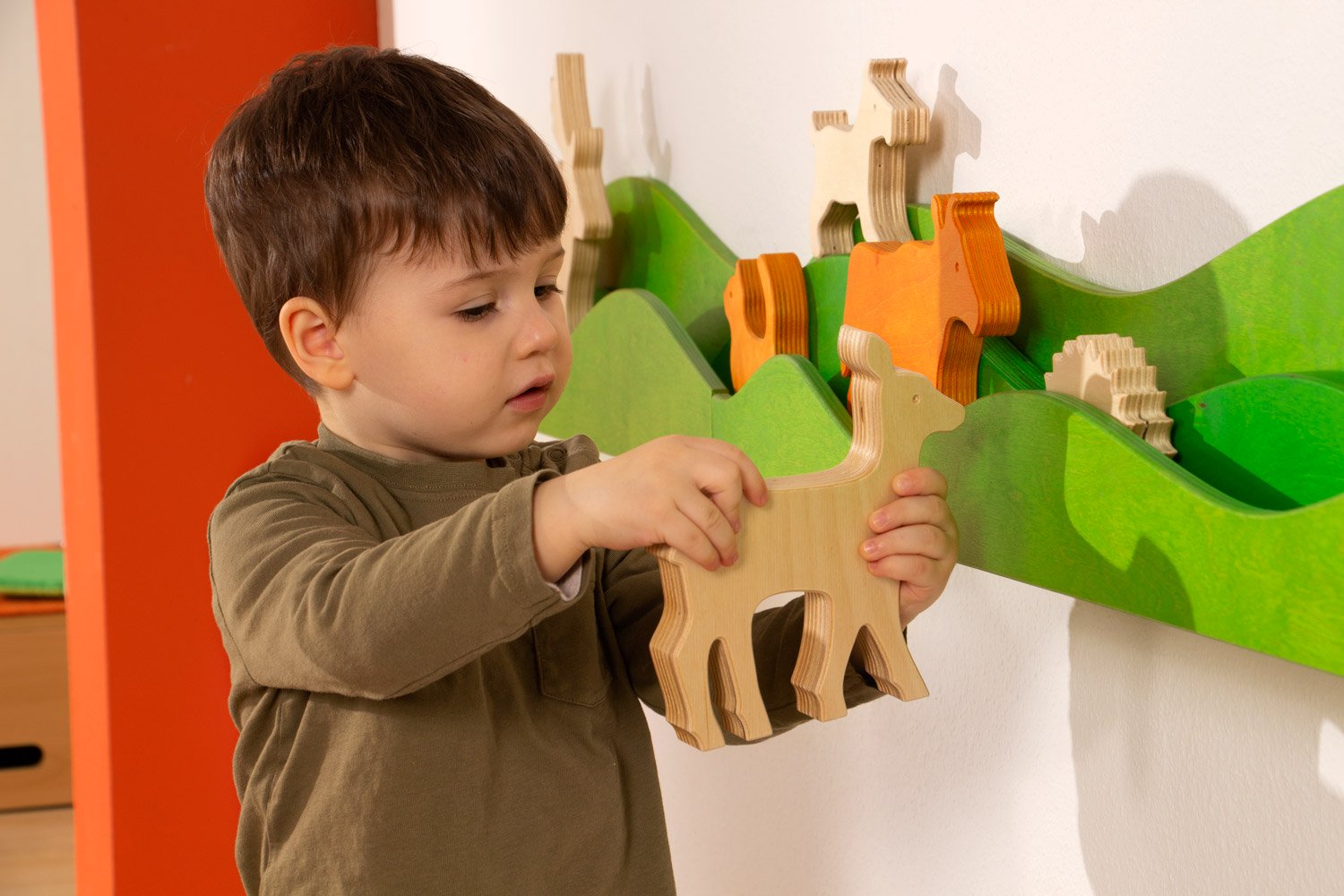 Wandleiste für Spielfiguren