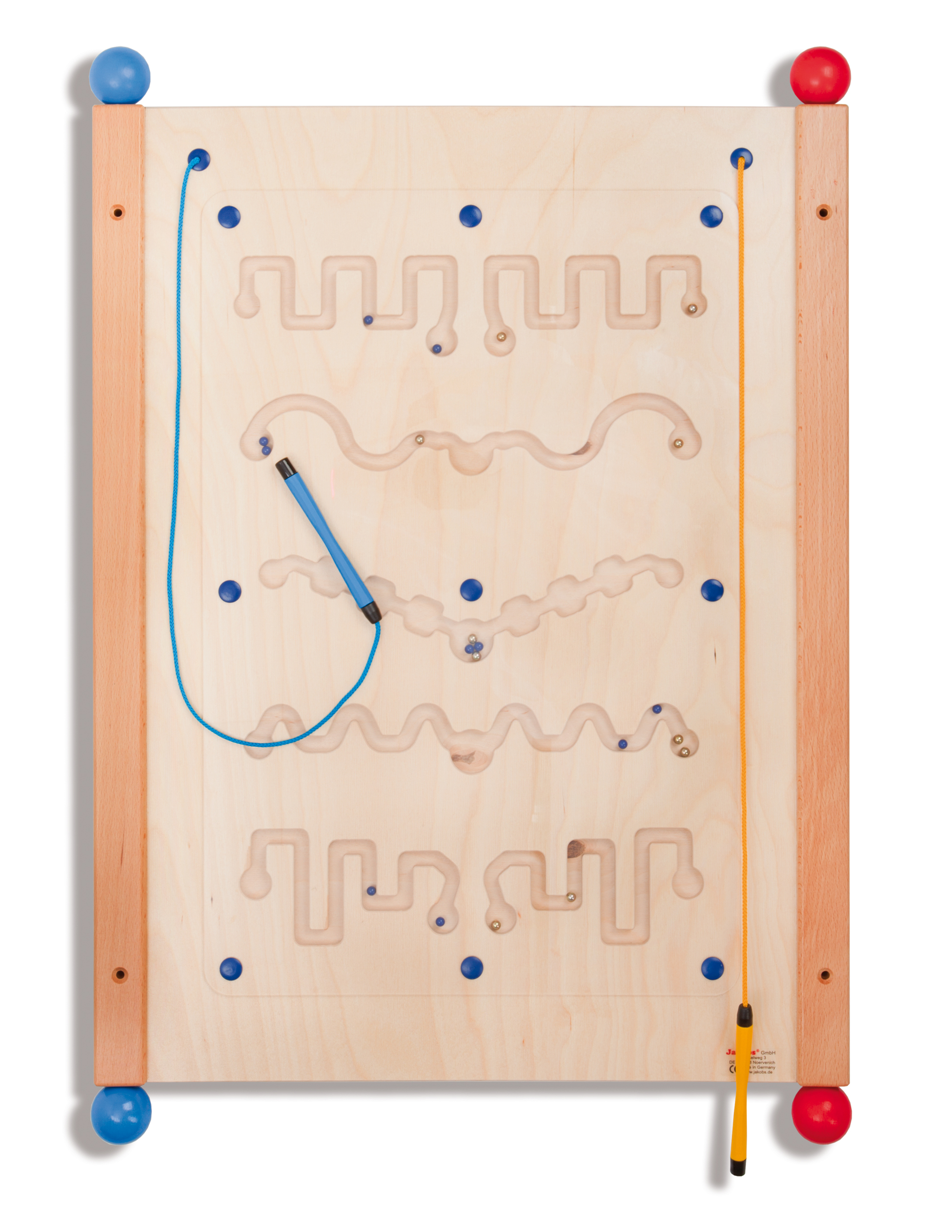 Magnet Rallye Wandelement, 80 x 56 cm natur