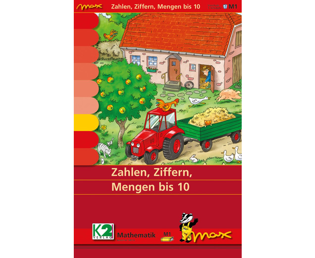 Max Lernkarten Zahlen, Ziffern, Mengen bis 10, ab 5 Jahre