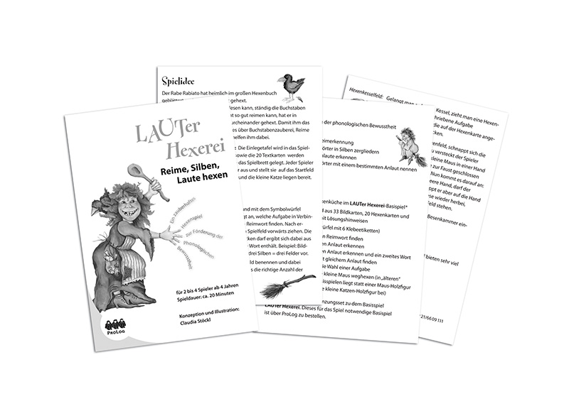 LAUTer Hexerei Basisspiel + Laute, Silben, Reime hexen Ergänzungsset, ab 5 Jahre