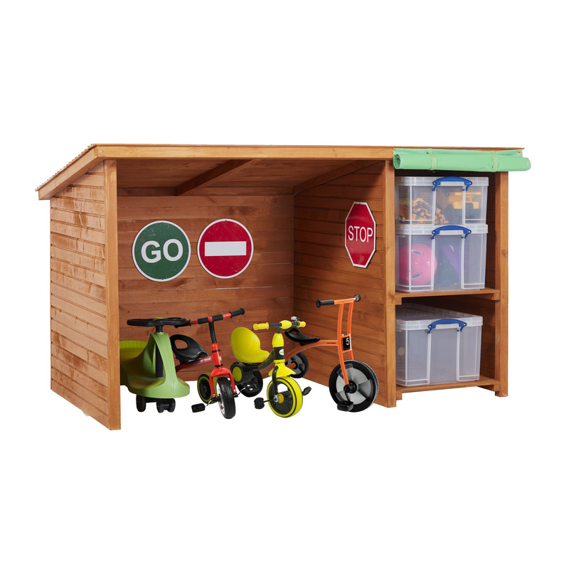 Cosy Fahrradparkplatz mit Stauraum