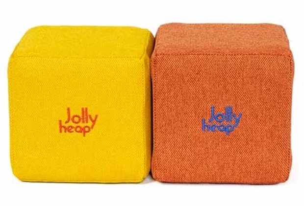 Jolly Heap Set JOY gelb-orange, Riesen-Magnetbausteine