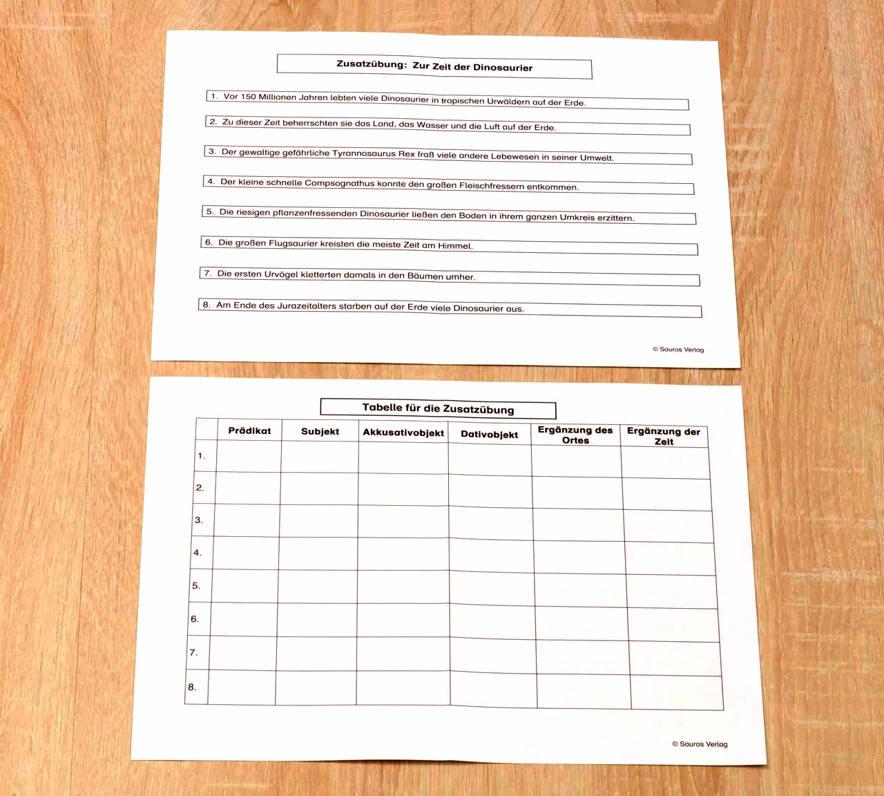 Satzgliedtrainer, Lernmaterial (3 Dosen), ab 3. Klasse