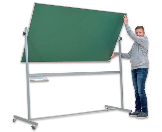 Drehgestelltafel grün, 120 x100 cm