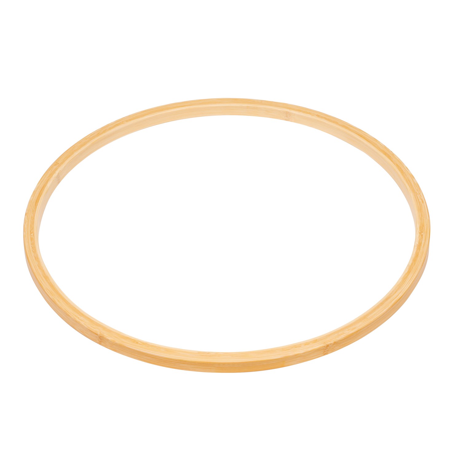 Hula-Hoop Reifen transparent lackiert aus Bambus, Durchmesser 45 cm